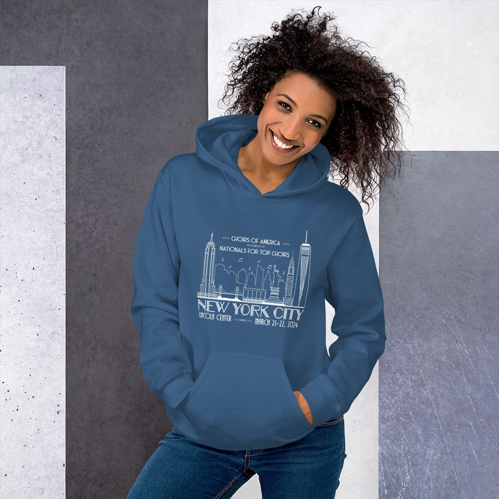 Nationals for Top Choirs, March 21-22, 2024 | Lincoln Center | Unisex Hoodie